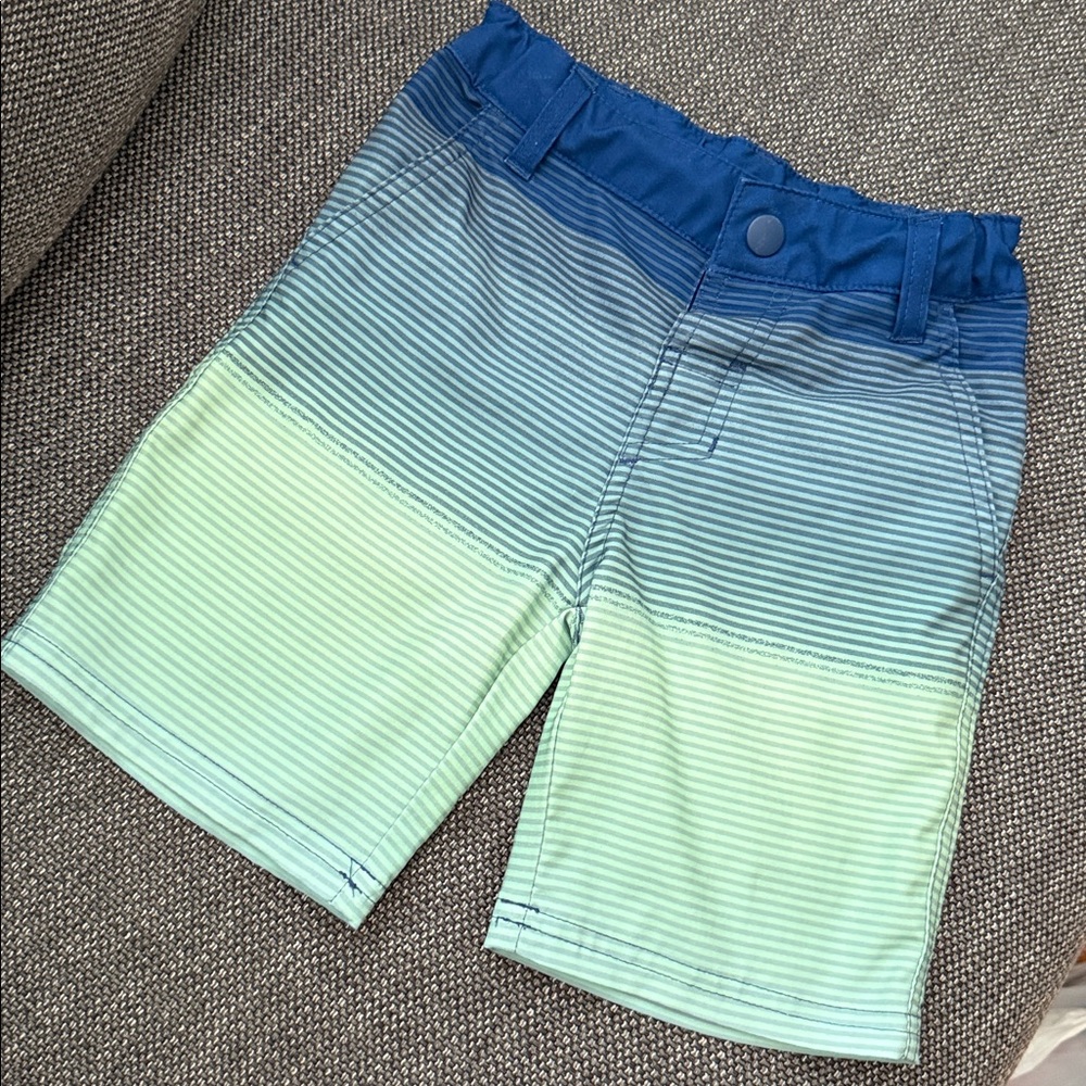 Art Class Blue and White Mesh Swim Trunks